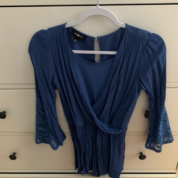 Amy Byer Other - Girls blue romper